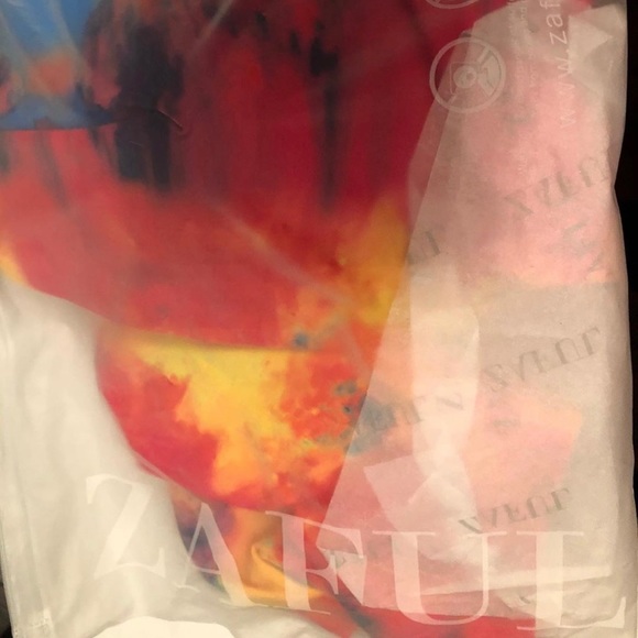 Bandeau High Cut Tie Dye Zaful Bikini - Picture 2 of 2